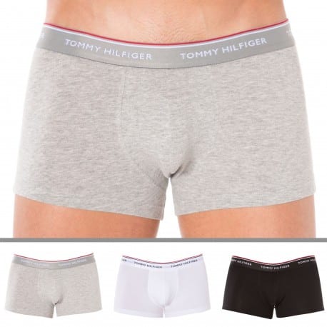 Tommy Hilfiger 3-Pack Kir Premium Boxers - White - Grey - Black