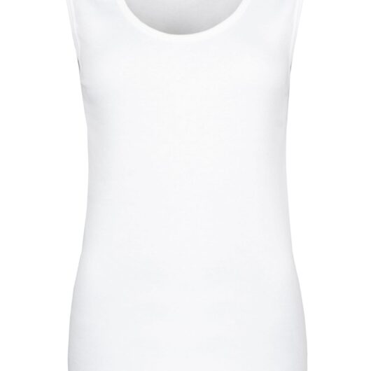 Women's 1 Pack SOCKSHOP Heat Holders 0.45 TOG Sleeveless Vest White L