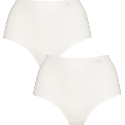 Women's 2 Pack Sloggi Zero Feel Seamfree Maxi Knickers Angora Small