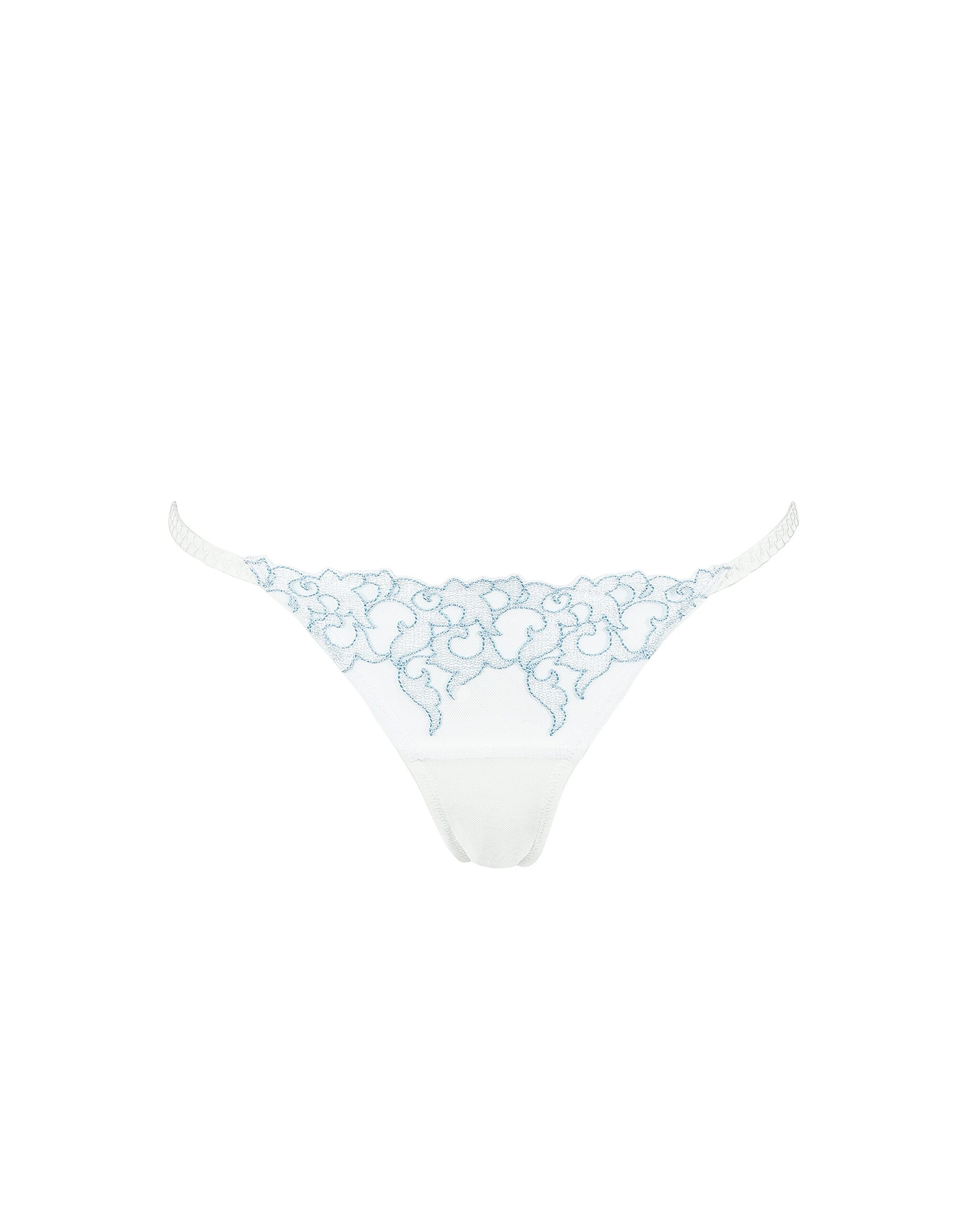 Bluebella Gabriella Brief White/Blue Topaz - 10