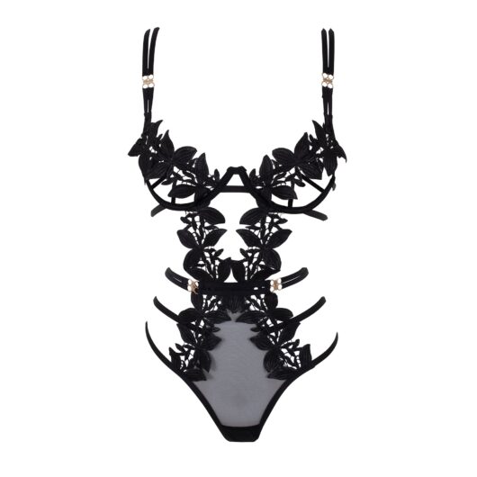 Bluebella Ophelia Open Bodysuit Black - 30A