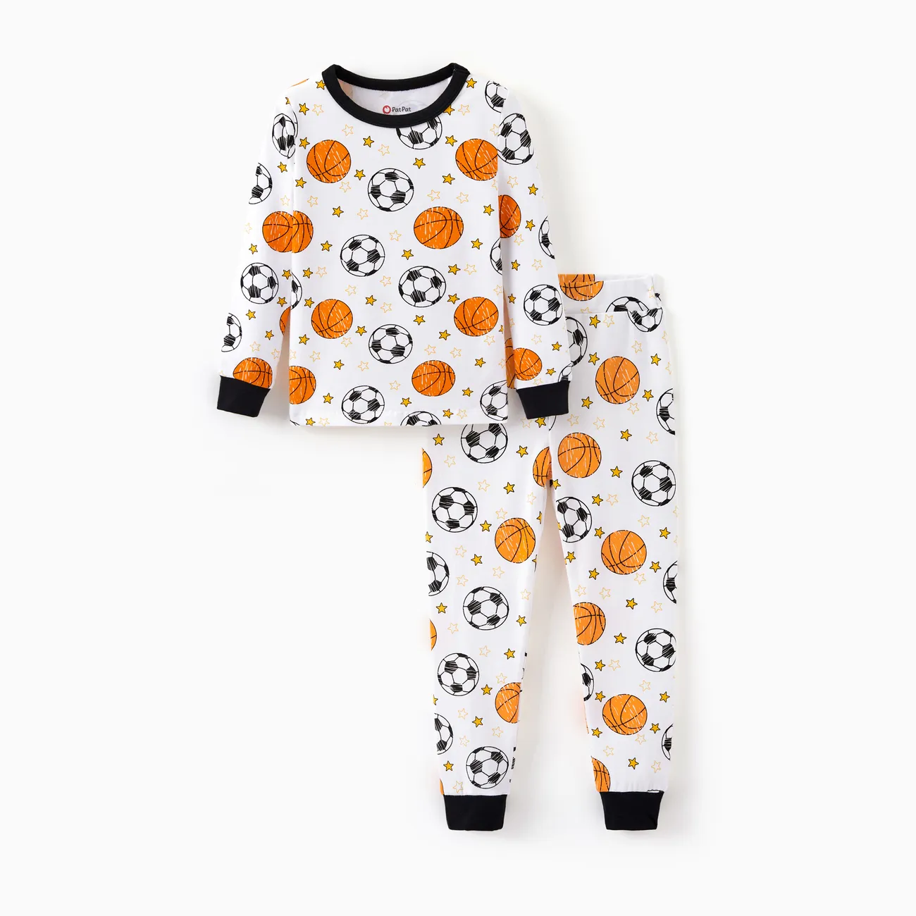 Toddler / Kids 2-piece Halloween Pajamas Set with Childlike Print Snug fit Organic Cotton Pjs for Girls / Boys
