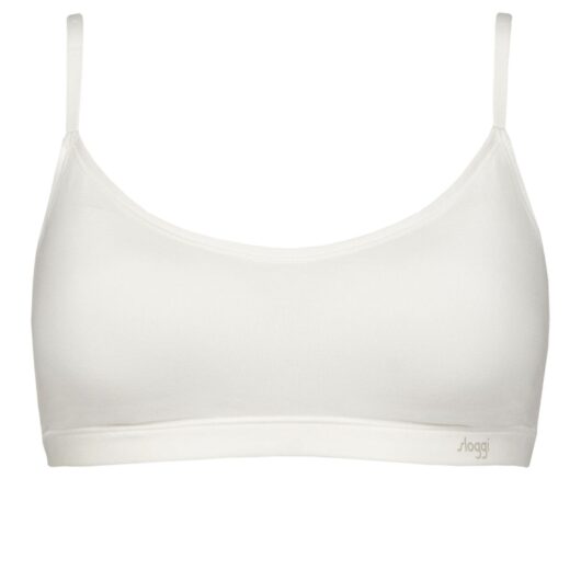 Womens 1 Pack Sloggi FREE Evolve Padded Bra Silk White S/M