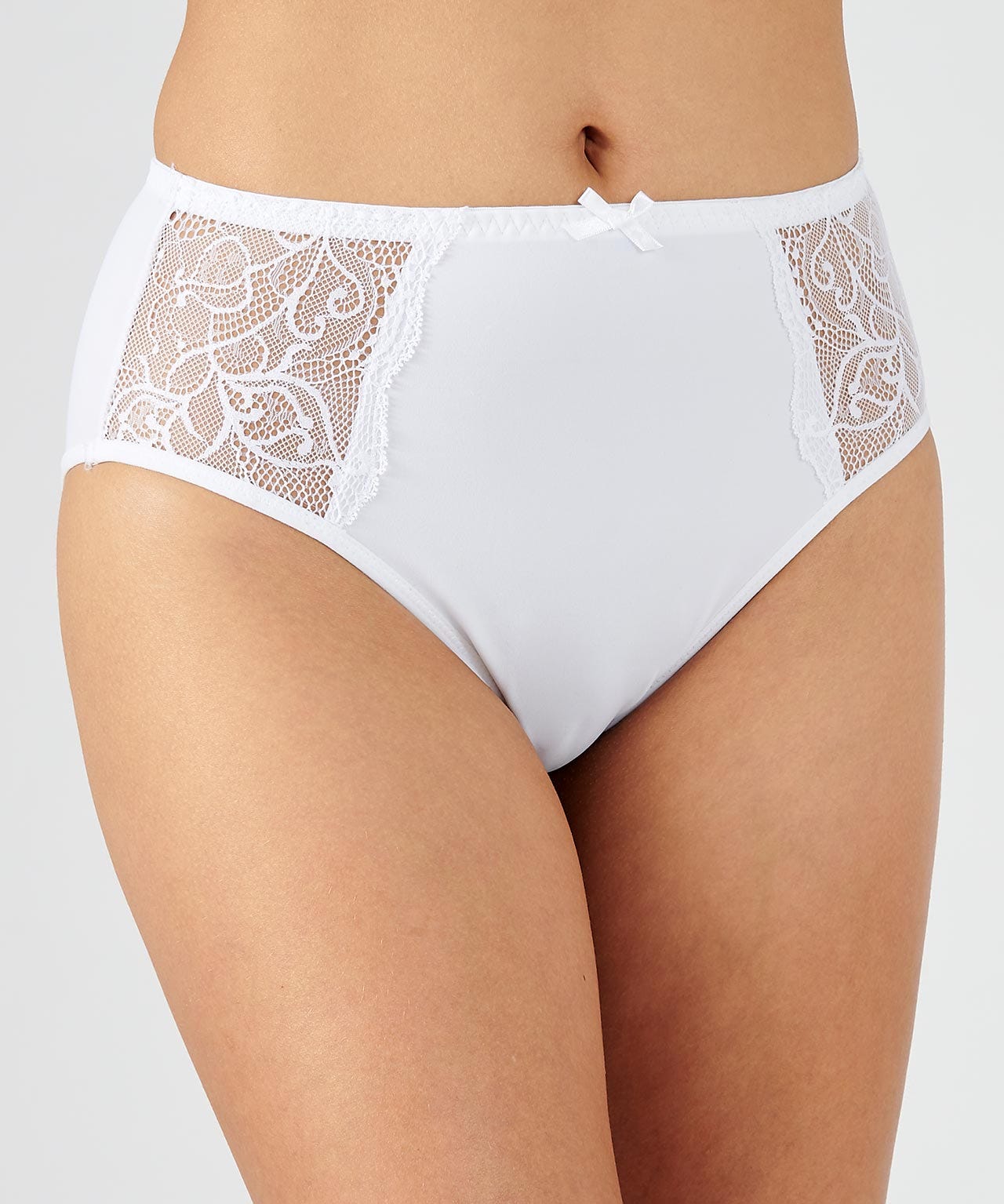 Damart Lace Detail Midi Brief