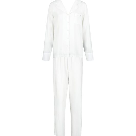 Bluebella Tarcon Eco Viscose Long Pyjama Set White - 12