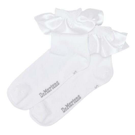 Dr. Martens Socks - Satin Frill - S-M - for Women - white