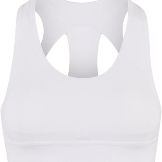 Urban Classics Bustier - Ladies Sports Bra - XS to L - for Women - white