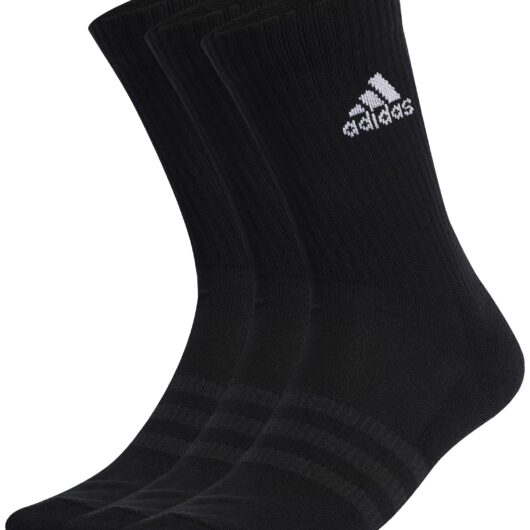 Adidas | Cushioned Crew Socks 3 Pack - Black / UK 4.5-5.5