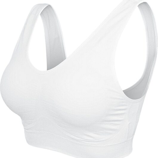 Urban Classics Padded Sports Bra Bra white