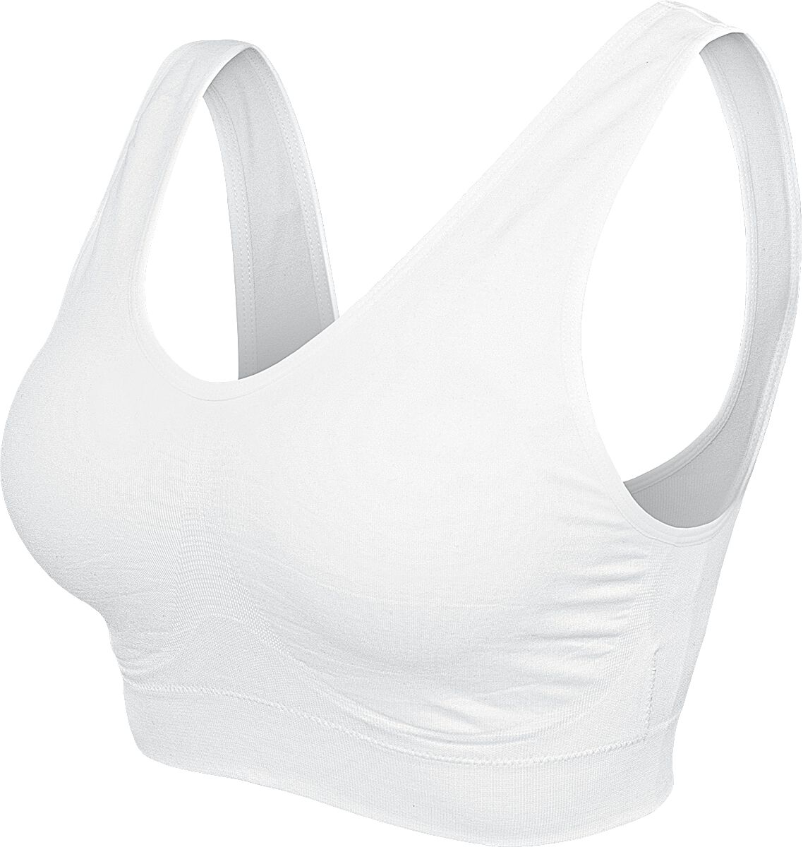 Urban Classics Padded Sports Bra Bra white