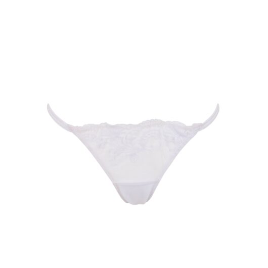 Bluebella Marseille Embroidered Sheer Brief White - 10