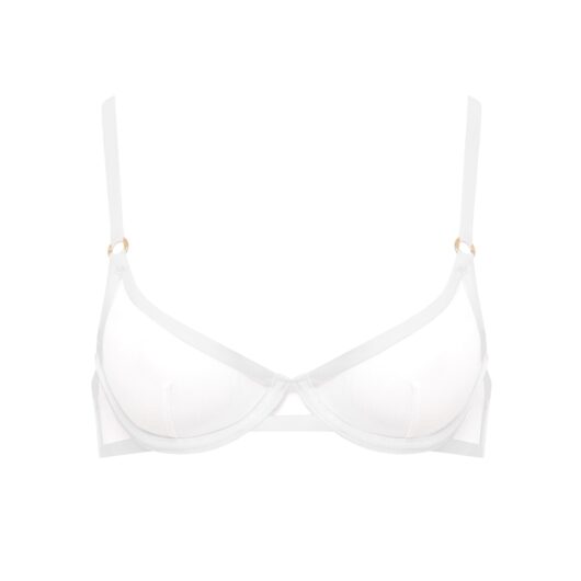 Bluebella Naomi Mesh Bra White - 30B