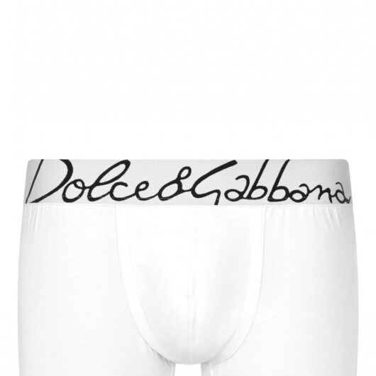 DOLCE & GABBANA SIGNATURE LOGO BOXERS Size: 5, colour: WHITE