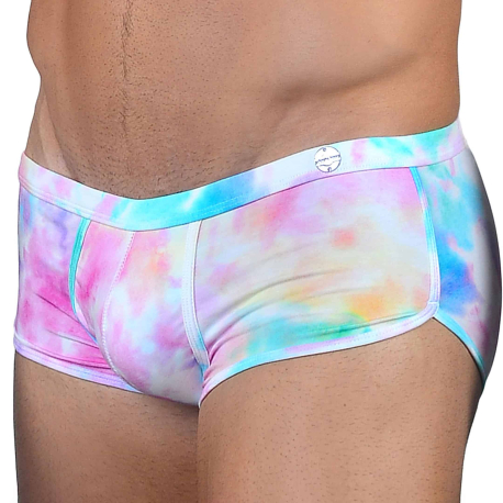 Roberto Lucca Tye Dye Trunks - White