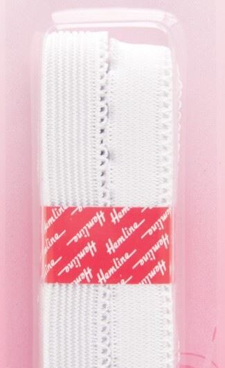 Hemline Knicker Elastic White